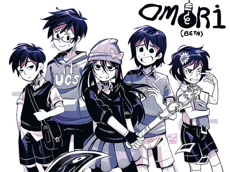 Video Game, OMORI, Aubrey (Omori) , Basil (Omori) , Hero (Omori) , Kel (Omori) , Sunny (Omori), HD wallpaper