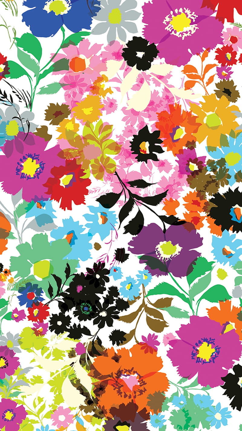 Bold Blossoms, flower, flowers, HD phone wallpaper
