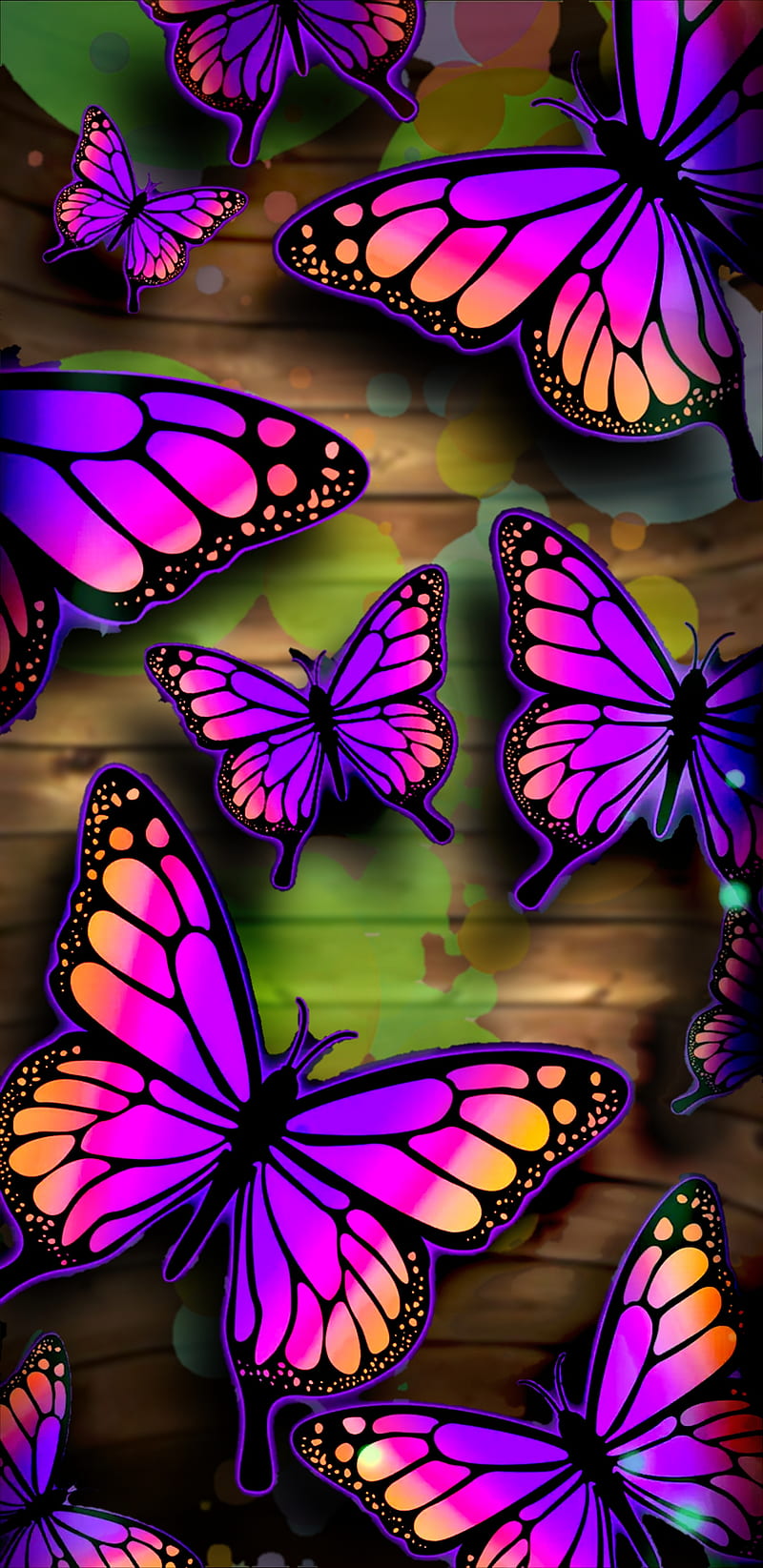 Light emotions , butterfly , colors, HD phone wallpaper