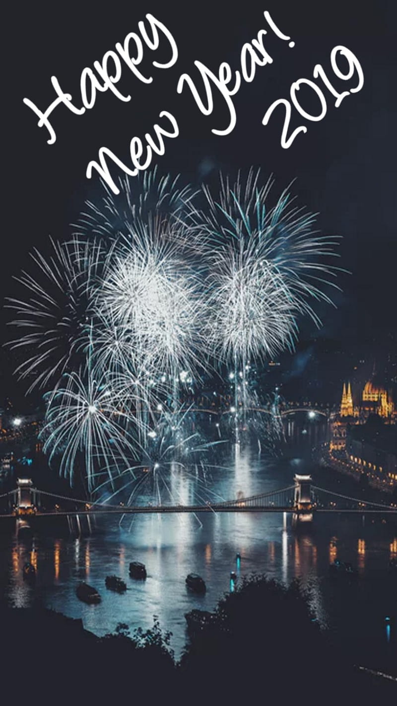Año nuevo fuegos artificiales, año nuevo, 2019, feliz año nuevo, fuegos  artificiales, Fondo de pantalla de teléfono HD | Peakpx