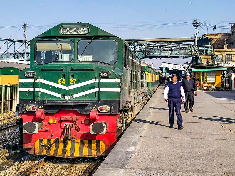 Pakistan Railways, sky, Rawalpindi, locomotive, HD wallpaper