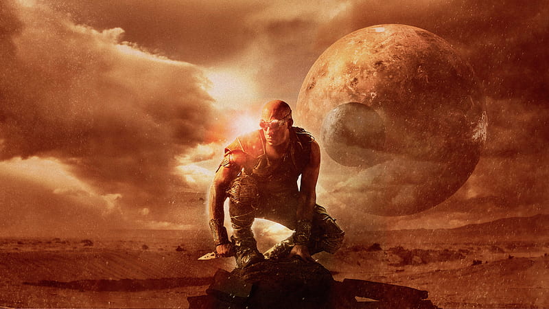 Riddick Vin Diesel 1, riddick, movies, vin-diesel, 1, HD wallpaper