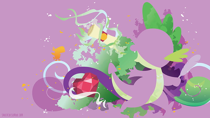 My Little Pony, My Little Pony: Friendship is Magic, Spike (My Little Pony) , Minimalist, HD wallpaper