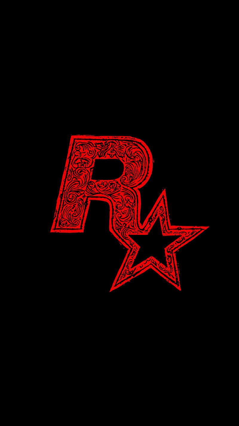 HD wallpaper: Rockstar logo, black, typography, digital art, minimalism,  simple background | Wallpaper Flare