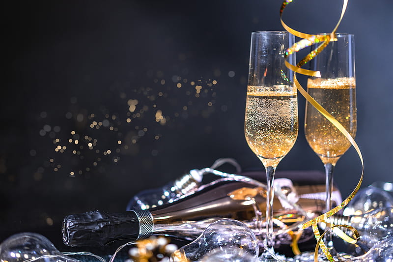 Food, Alcohol, Champagne , Glass, HD wallpaper