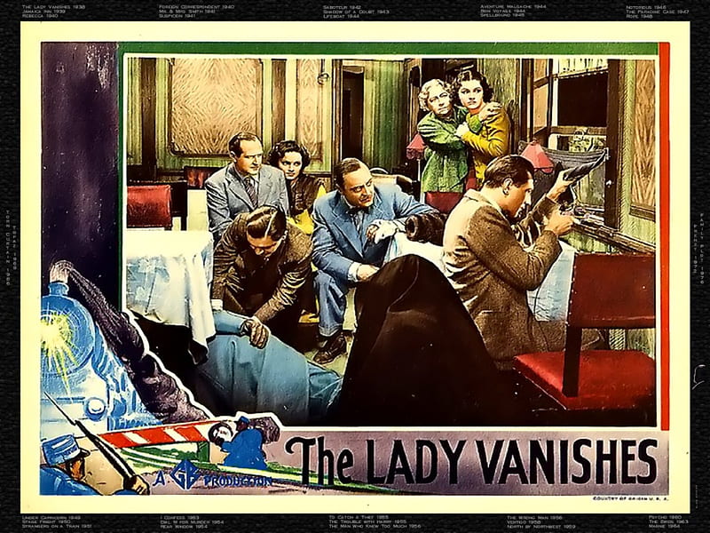 The Lady Vanishes02, alfred hitchcock, posters, classic movies, The Lady Vanishes, HD wallpaper