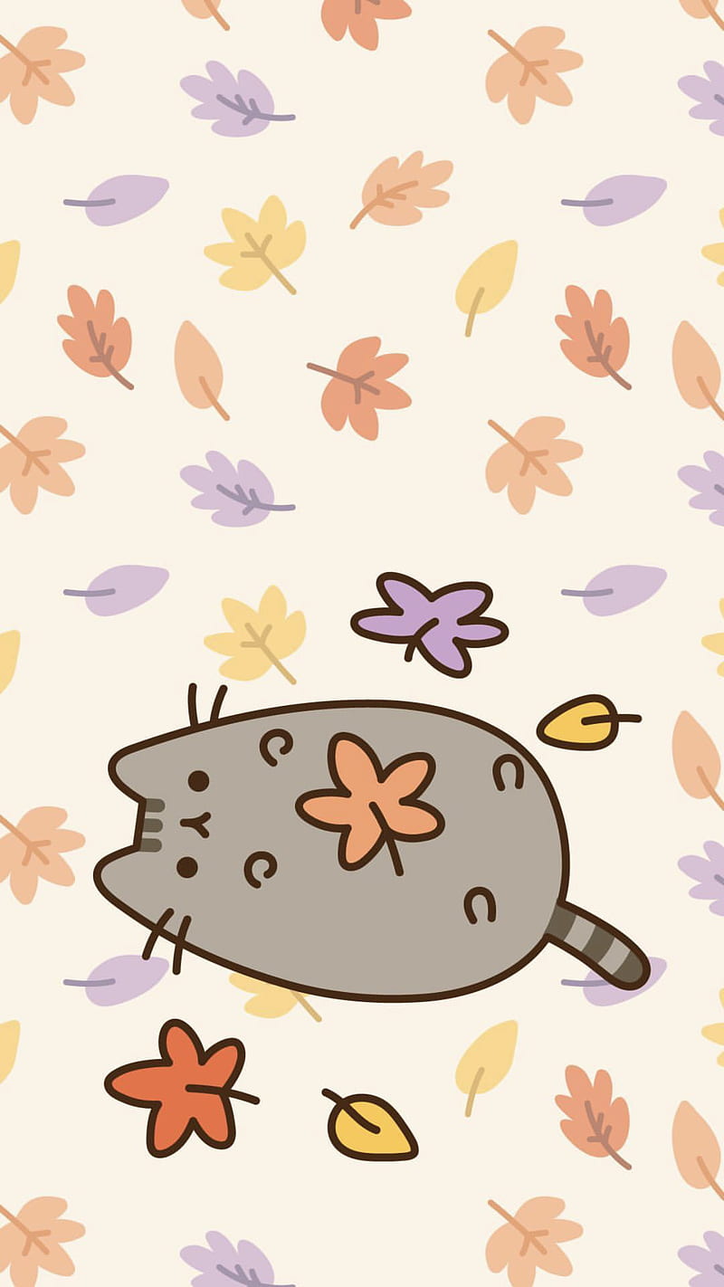 Pin by Patricia on Hi  Pusheen cute Pusheen cat Fall wallpaper