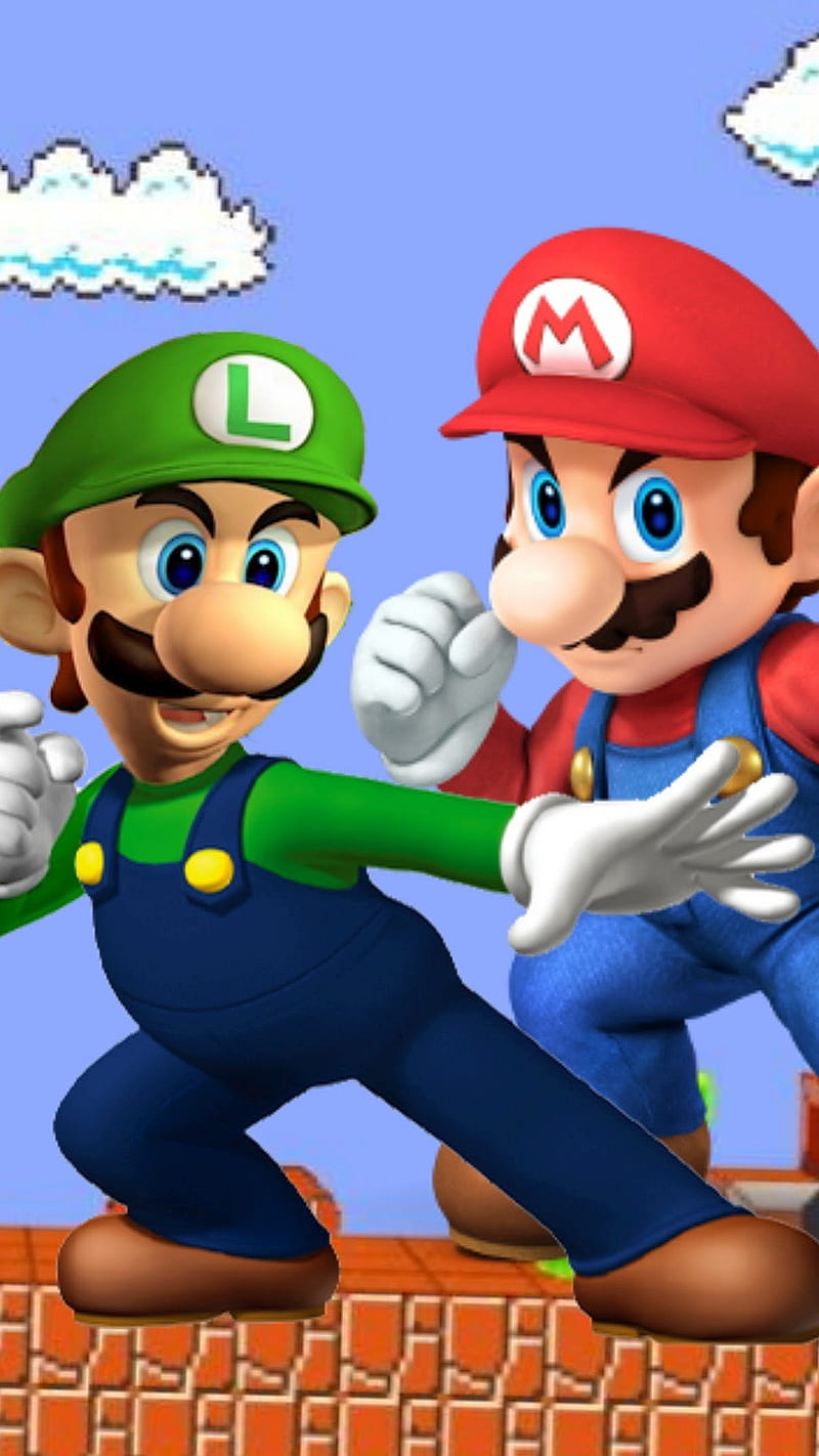 Mario and Luigi, HD phone wallpaper