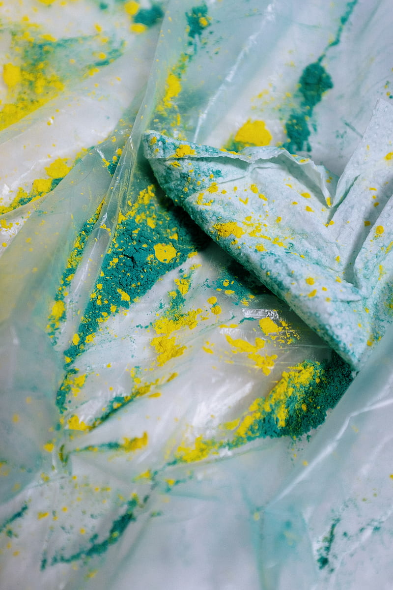 Close-Up Of Green And Yellow Powder, HD phone wallpaper