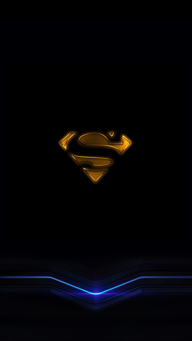 Superman Edge Neon, HD phone wallpaper