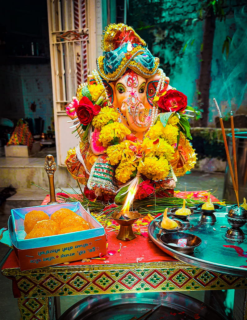 Ganesh ji, gods, lord, HD phone wallpaper
