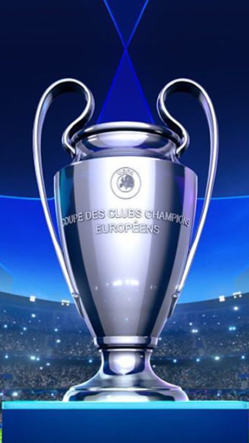 Uefa Champions League Trophy Coupe Des Stock Photo 1517530190