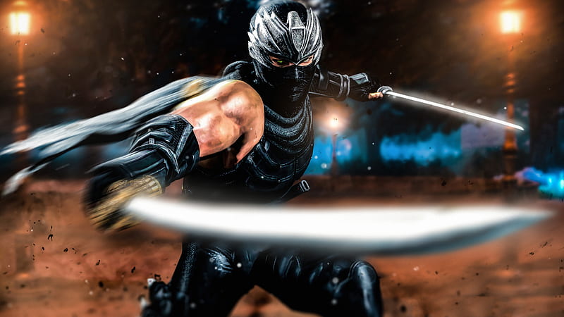 Ryu Hayabusa Dragon Sword, artist, artwork, digital-art, HD wallpaper