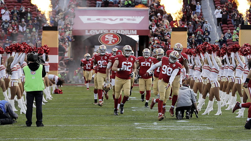 San Francisco 49ERS Players Are Entering The Ground 49ERS, HD wallpaper