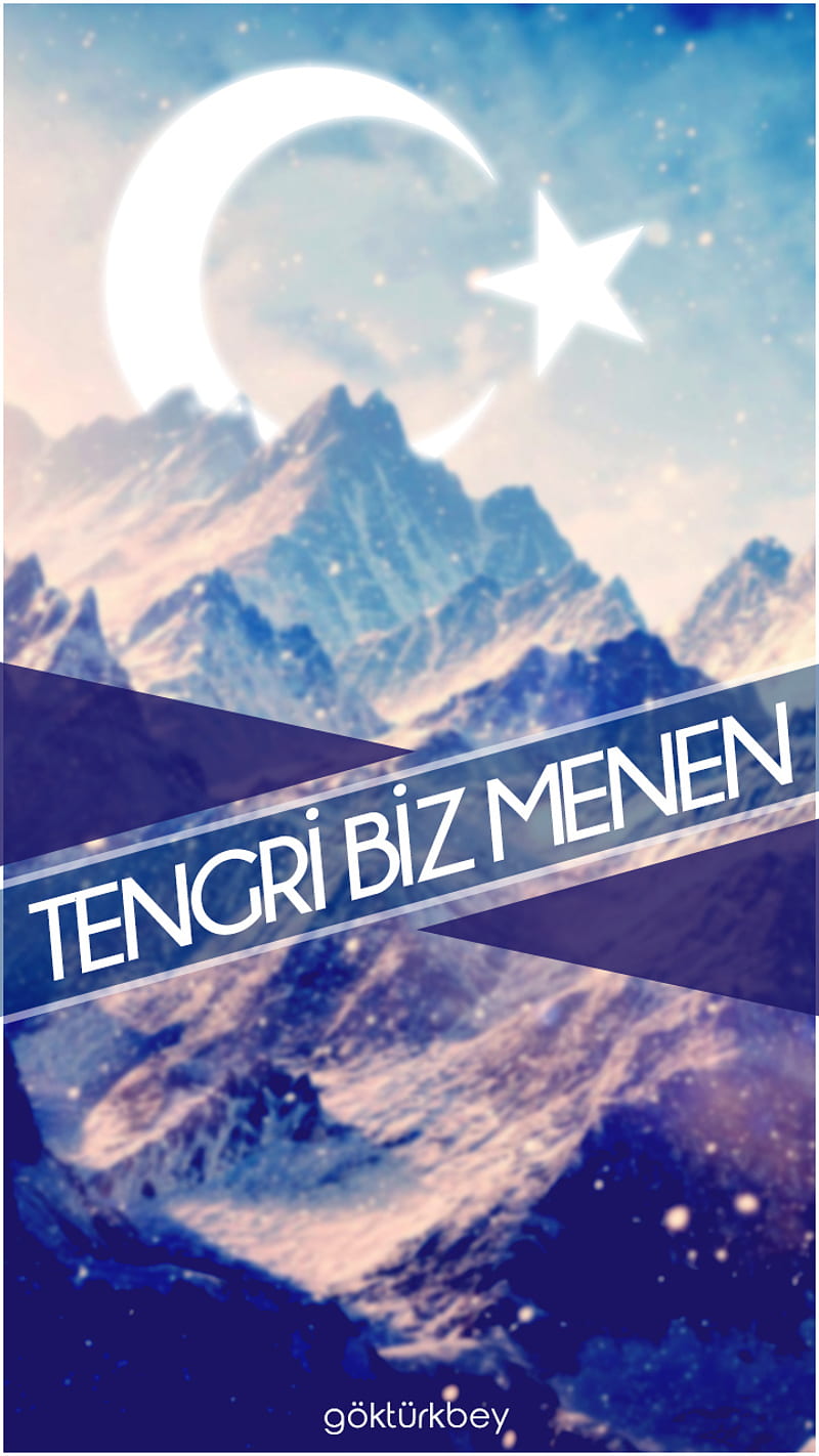 Turk, ayyildiz, blue, god, gokturkbey, hilal, star, turkcuduvar, vatan, HD phone wallpaper