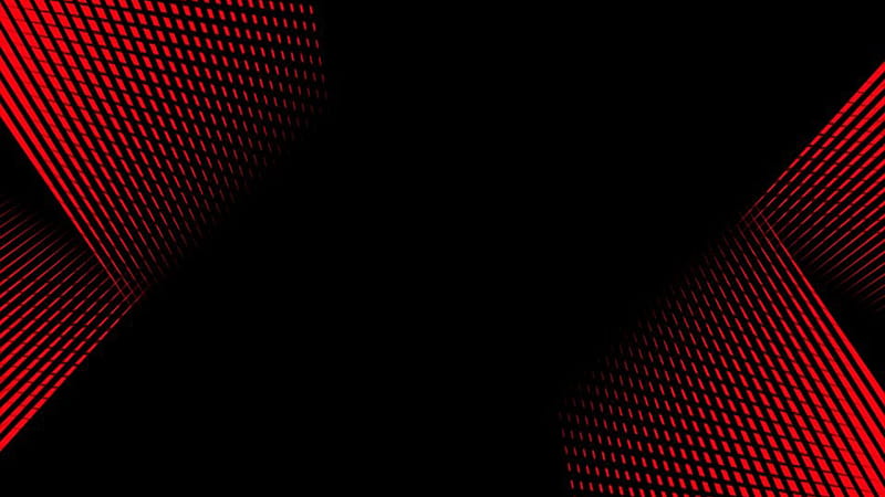 Red Dots Lines Black Background Red And Black Aesthetic, HD wallpaper