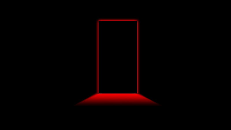 Door With Red Light Red Aesthetic, HD wallpaper