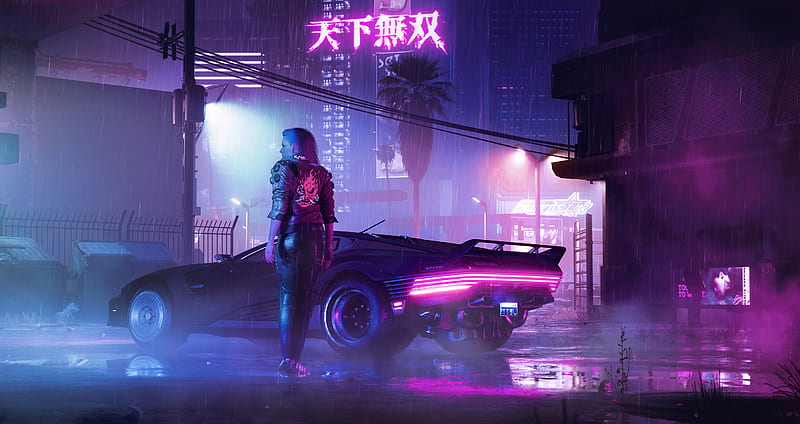 Retro Cyberpunk 2077 Neon Life , cyberpunk-2077, 2021-games, games, HD wallpaper