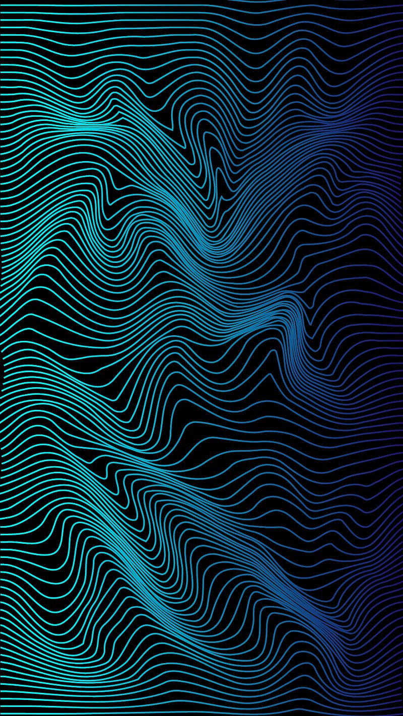 Abstract Blue Wave Background 4K Wallpaper iPhone HD Phone #4860f