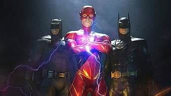 The Flash 2023 Michael Keaton Batman 4K Wallpaper iPhone HD Phone #8251j