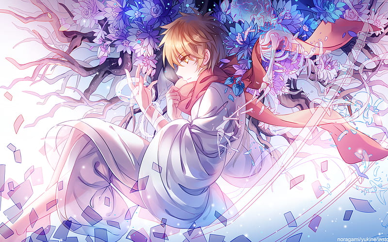 Yukine, Noragami characters, sound of snow, artwork, Noragami, Yatos Shinki, HD wallpaper