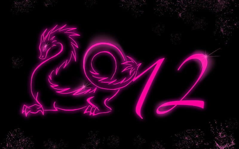 Happy New Year-2012 Year theme 22, HD wallpaper