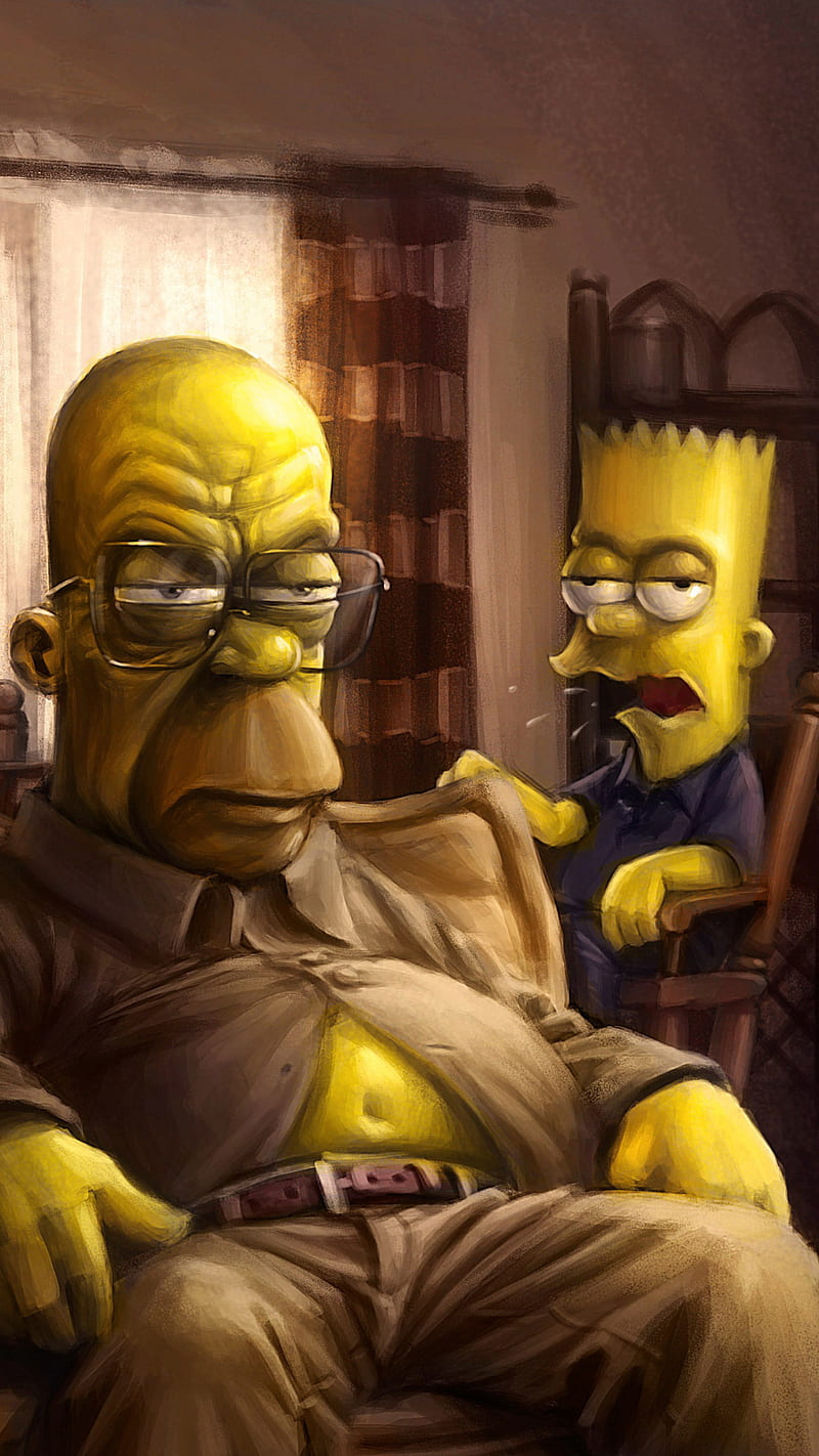 To be a father, boy, cartoon, character, cry, father, male, man, simpsons, HD phone wallpaper