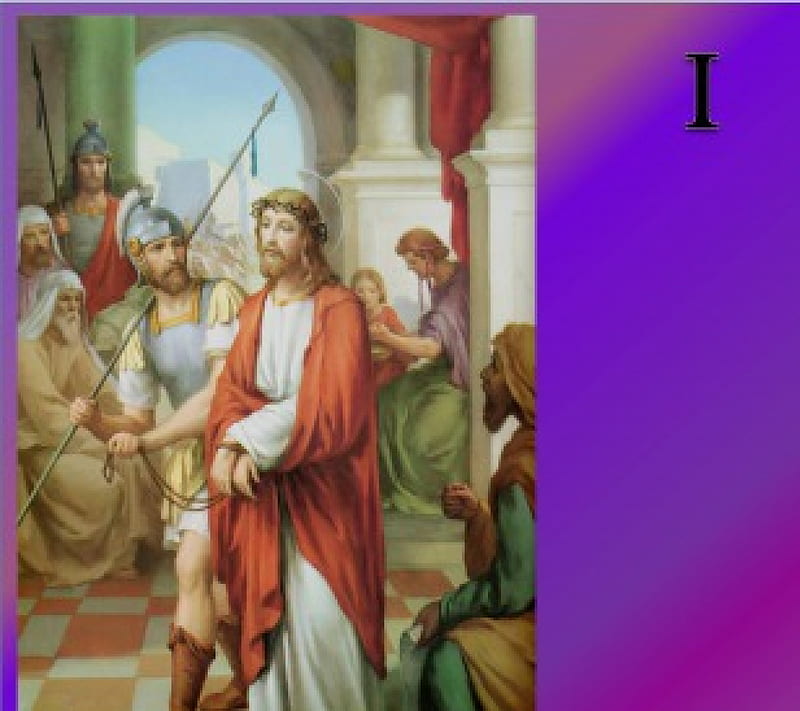 Via crucis I, christ, jesus, passion, via crucis, god, HD wallpaper