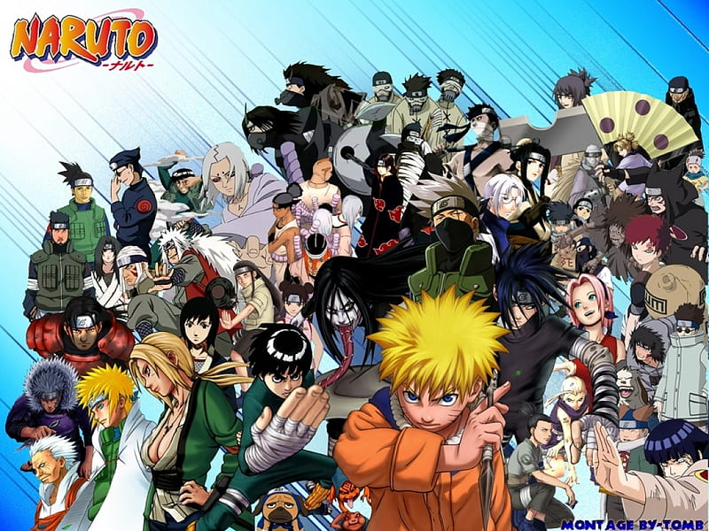 almost of the Naruto gang, group shot, naruto, HD wallpaper