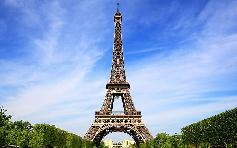 Eiffel Tower, Paris, summer, France, HD wallpaper