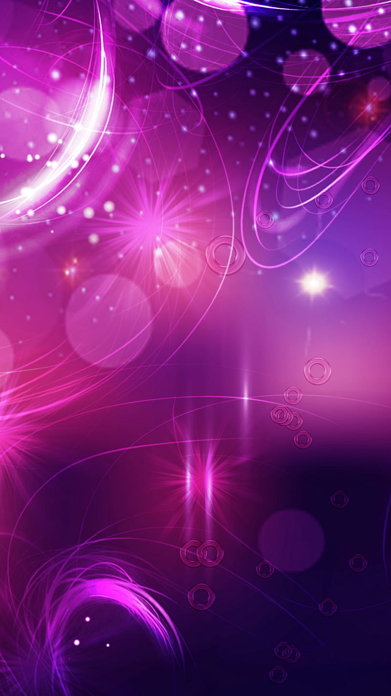 Highlights , circle, purple, glow, abstract, HD phone wallpaper