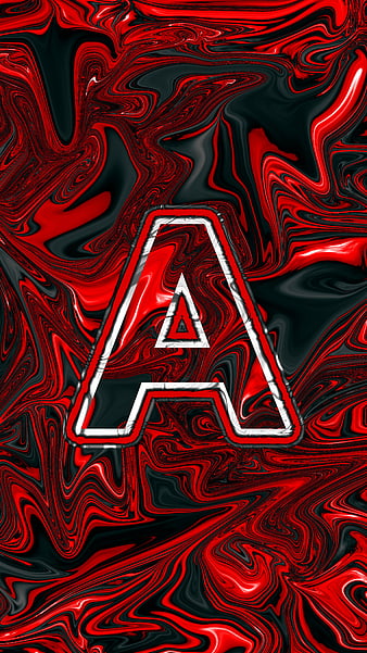 HD letter a red black wallpapers | Peakpx