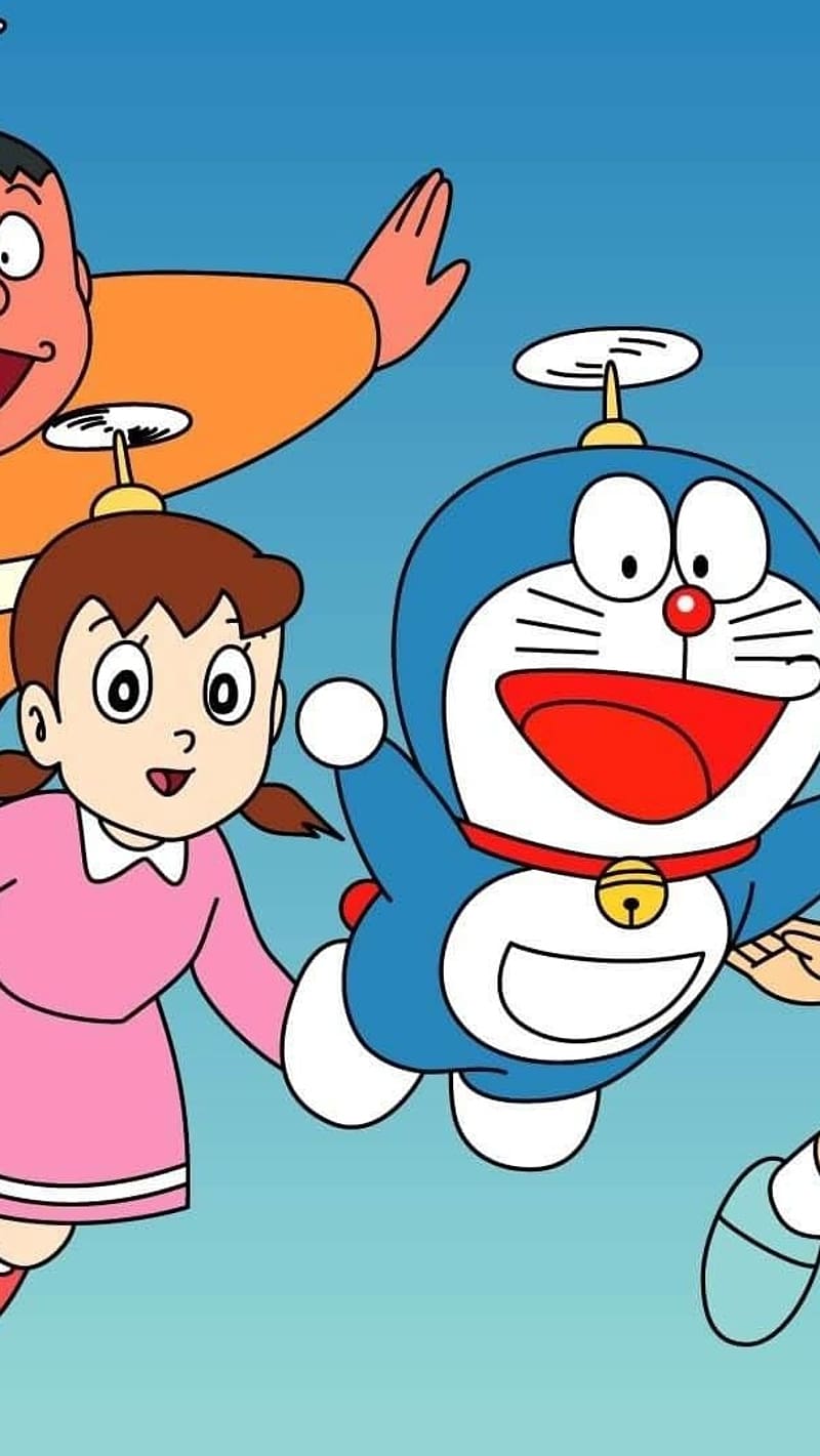 Doraemon , doraemon shizuka, bamboo copter, anime,  doremon, HD phone wallpaper | Peakpx
