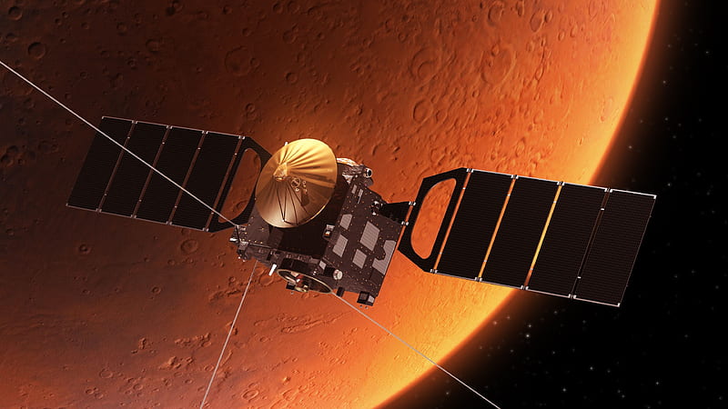 Mars, open space, orbit spacecraft, HD wallpaper | Peakpx