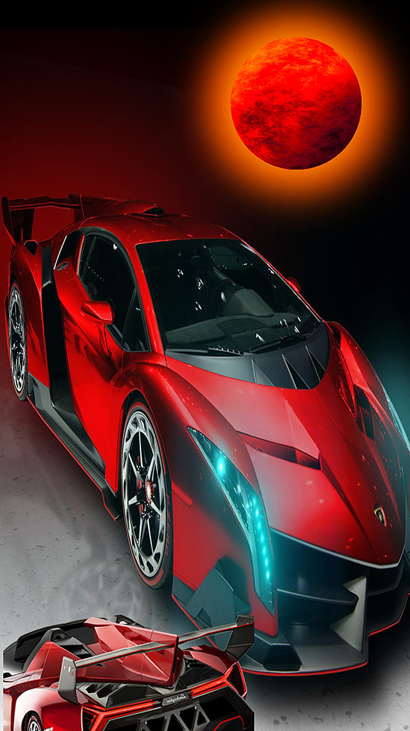 Lamborghini, coche, carros, brillante, luna, rojo, Fondo de pantalla de  teléfono HD | Peakpx