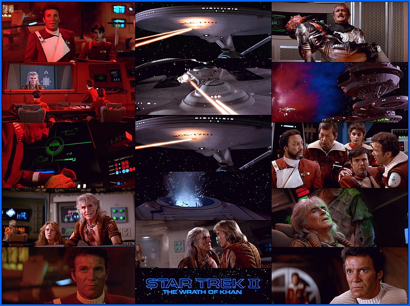 Kirk's Reply, Star Trek II The Wrath of Khan, Kirk, Star Trek, Khan, HD wallpaper