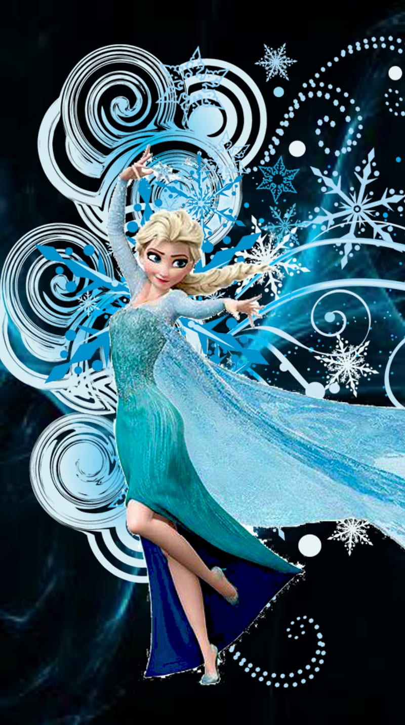 disney frozen snowflake wallpaper