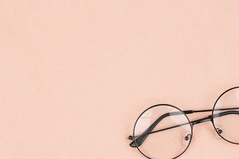 eyeglasses with black frames, HD wallpaper