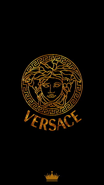Versace Gift, black, gold, logo, logos, supreme, HD phone wallpaper | Peakpx