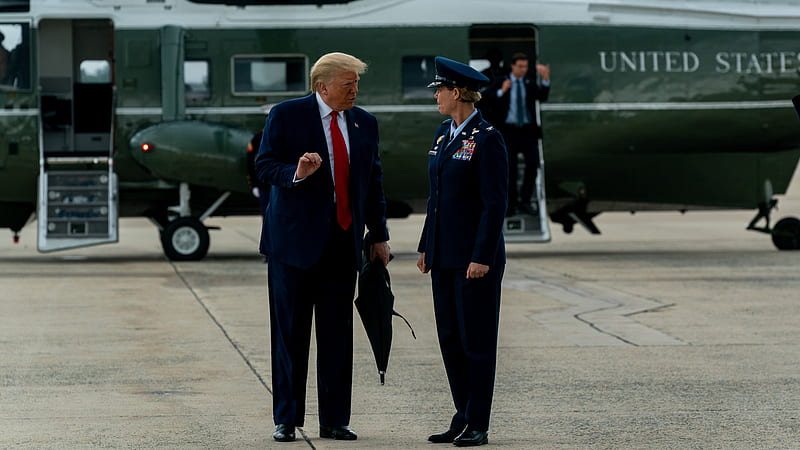 Trump Says He Opposes Police Chokeholds, Except in Certain Situations - The New York Times, Air Force Uniform, HD wallpaper