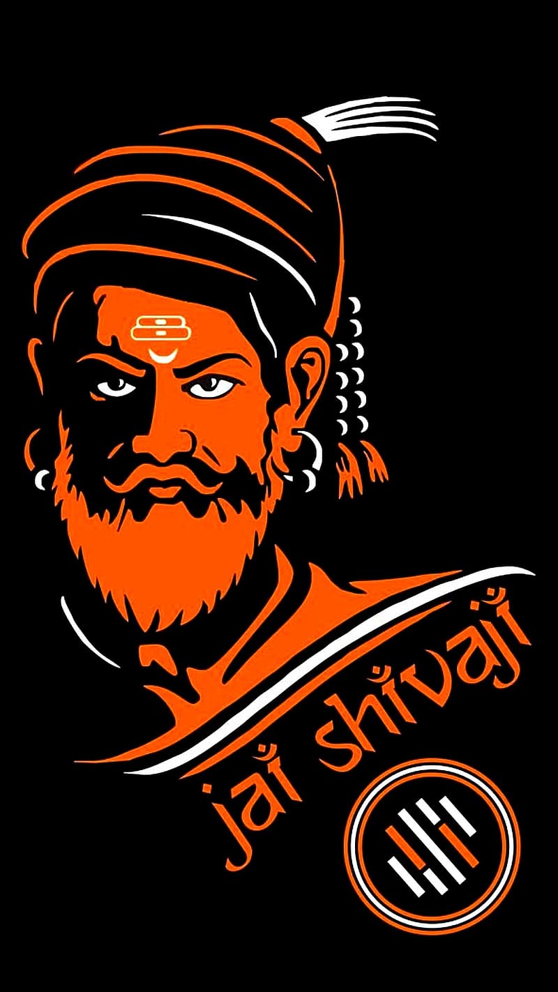 Shivaji Ke, Orange Face, king, maharaj, maratha empire, HD phone wallpaper