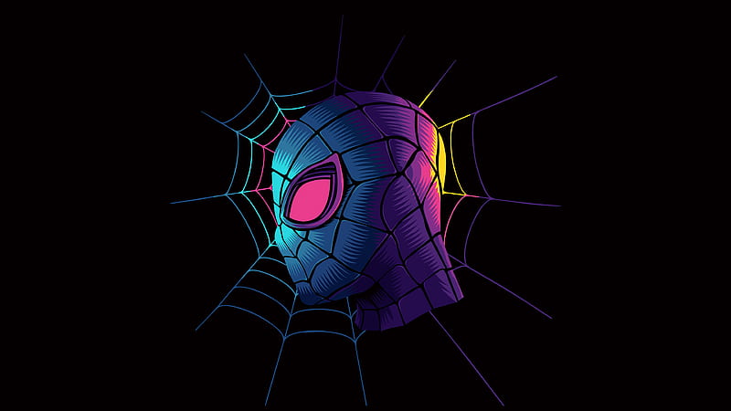 Spiderman Web Minimalist Art , spiderman, superheroes, minimalism, minimalist, artist, artwork, digital-art, HD wallpaper