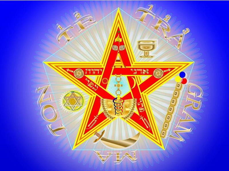 Esoteric Pentagram, wicca, star, faith, pentagram, HD wallpaper