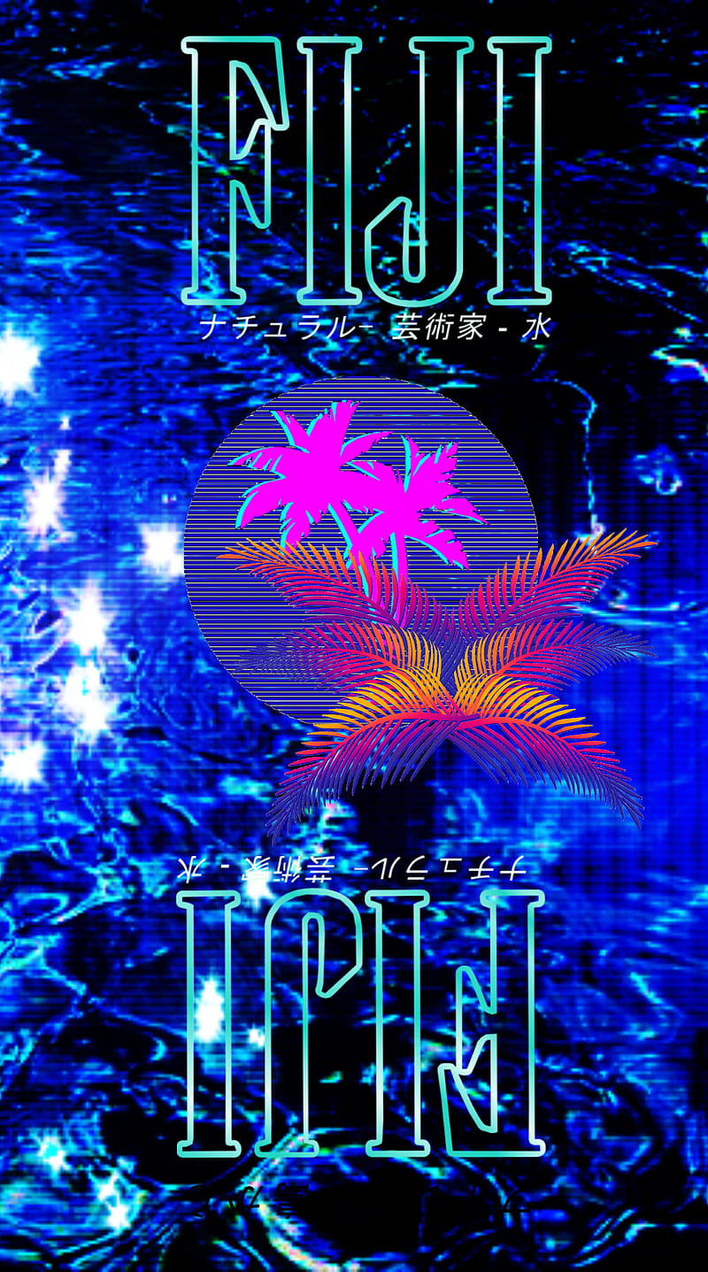 Untouched By Man, aesthetic, vaporwave, water, HD phone wallpaper