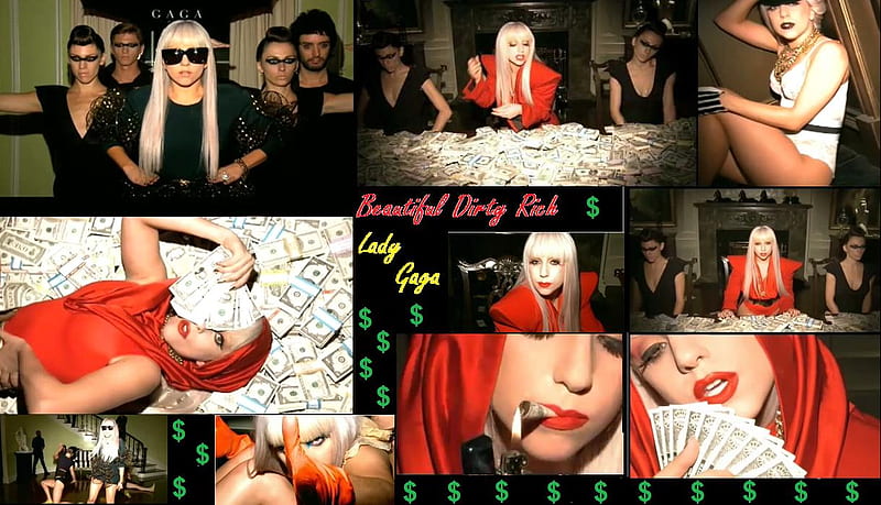 Lady Gaga Beautiful Dirty Rich, beautiful dirty rich, lady gaga, pop, gaga, lady, singer, HD wallpaper
