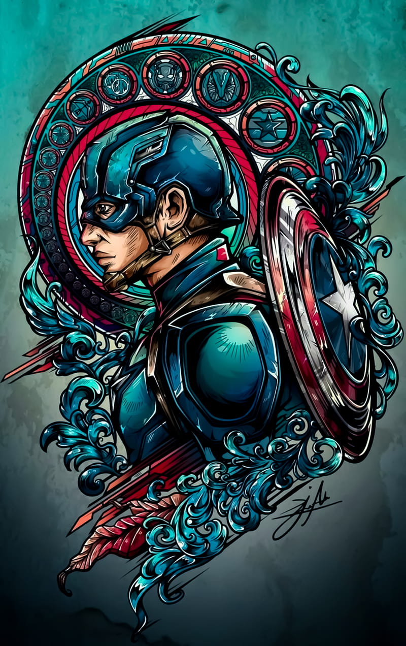 Captain America, dragon, super, black, red, captain, america, captainamerica, avangers, HD phone wallpaper