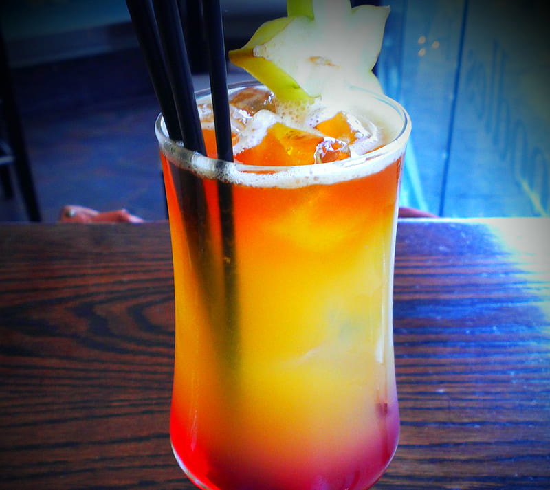 Mai Tai, alcohol, cocktail, colours, drink, HD wallpaper
