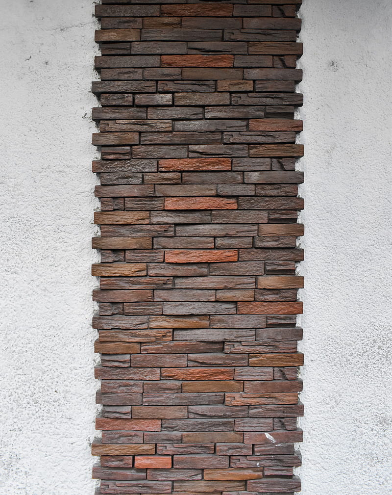 bricks, brick wall, wall, white, texture, HD phone wallpaper