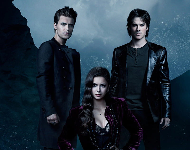 Damon Salvatore Elena Gilbert Katherine Pierce Stefan Salvatore