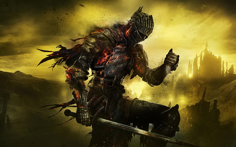 Ashen One warrior, 2017 games, RPG, Dark Souls 3, HD wallpaper